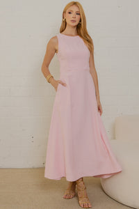 Vestido Gabriela Midi - Rosa