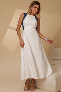 Vestido Gabriela Midi - Off White