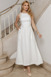 Vestido Gabriela Midi - Off White