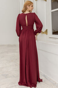 Vestido Elisabete - Vinho