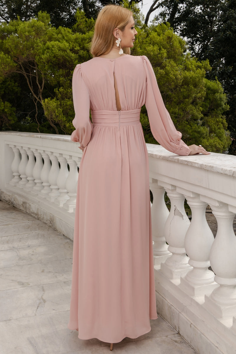 Vestido Elisabete Longo - Rosê