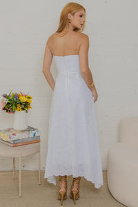 Vestido Natalia Laise Bordado - Off White