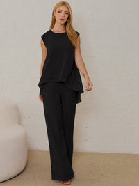 Conjunto Betina Calça e Blusa - Preto