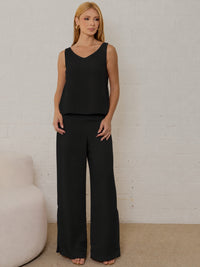 Conjunto Betina Calça e Blusa - Preto