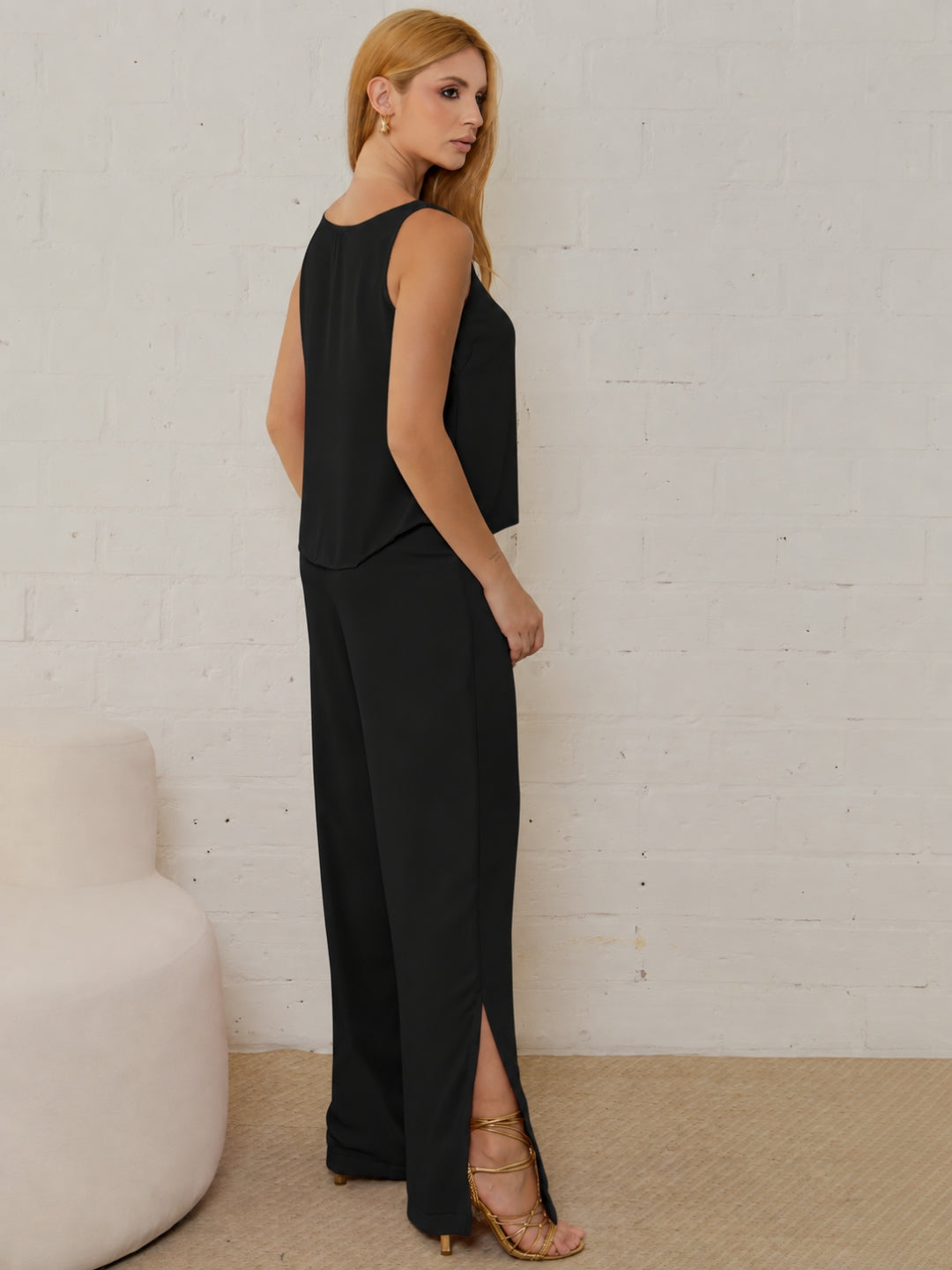Conjunto Betina Calça e Blusa - Preto