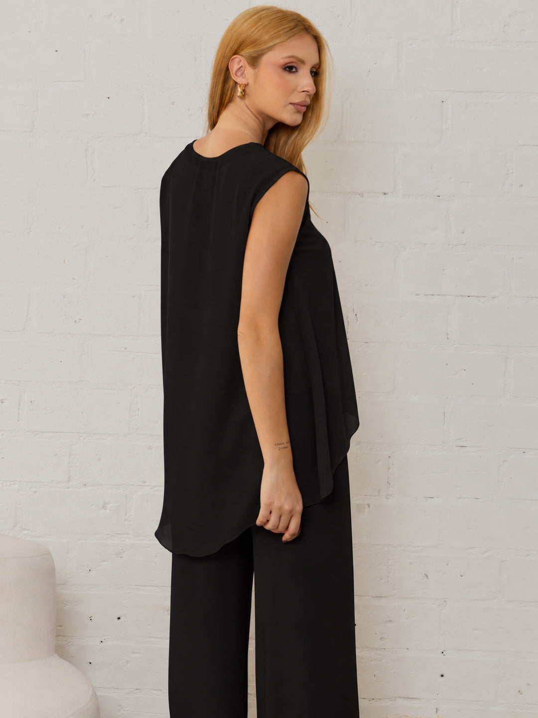 Conjunto Betina Calça e Blusa - Preto