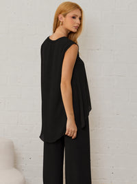 Conjunto Betina Calça e Blusa - Preto