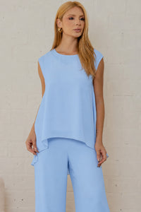 Conjunto Betina Calça e Blusa - Azul