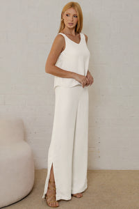 Conjunto Betina Calça e Blusa - Off White