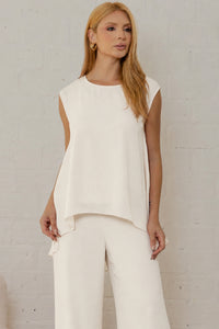 Conjunto Betina Calça e Blusa - Off White