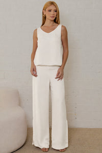 Conjunto Betina Calça e Blusa - Off White