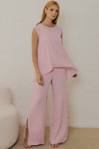 Conjunto Betina Calça e Blusa - Rosa