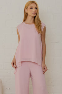 Conjunto Betina Calça e Blusa - Rosa