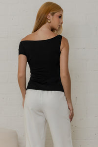 Blusa Ibiza com Pregas - Preto