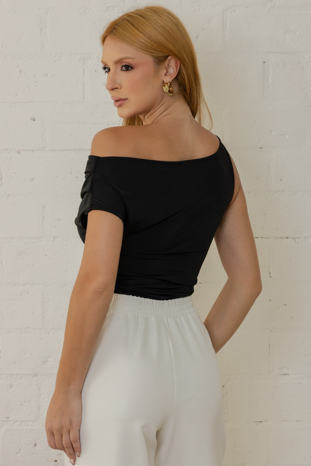 Blusa Ibiza com Pregas - Preto
