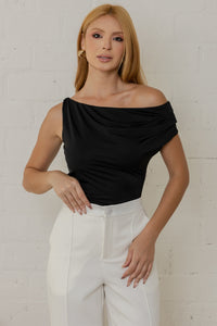 Blusa Ibiza com Pregas - Preto