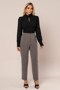 Blusa Siena Cropped - Preto