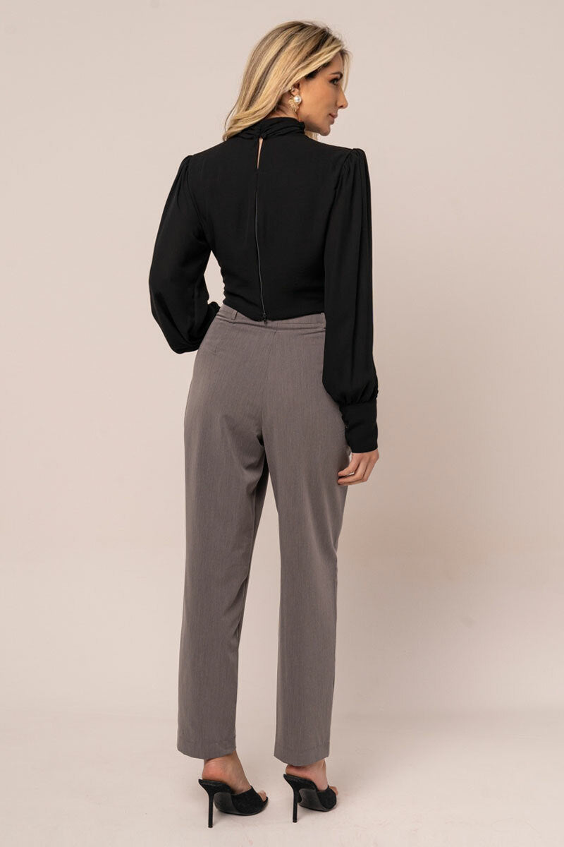 Blusa Siena Cropped - Preto