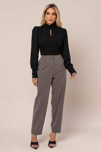 Blusa Siena Cropped - Preto