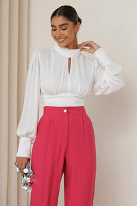 Blusa Siena Cropped - Off White