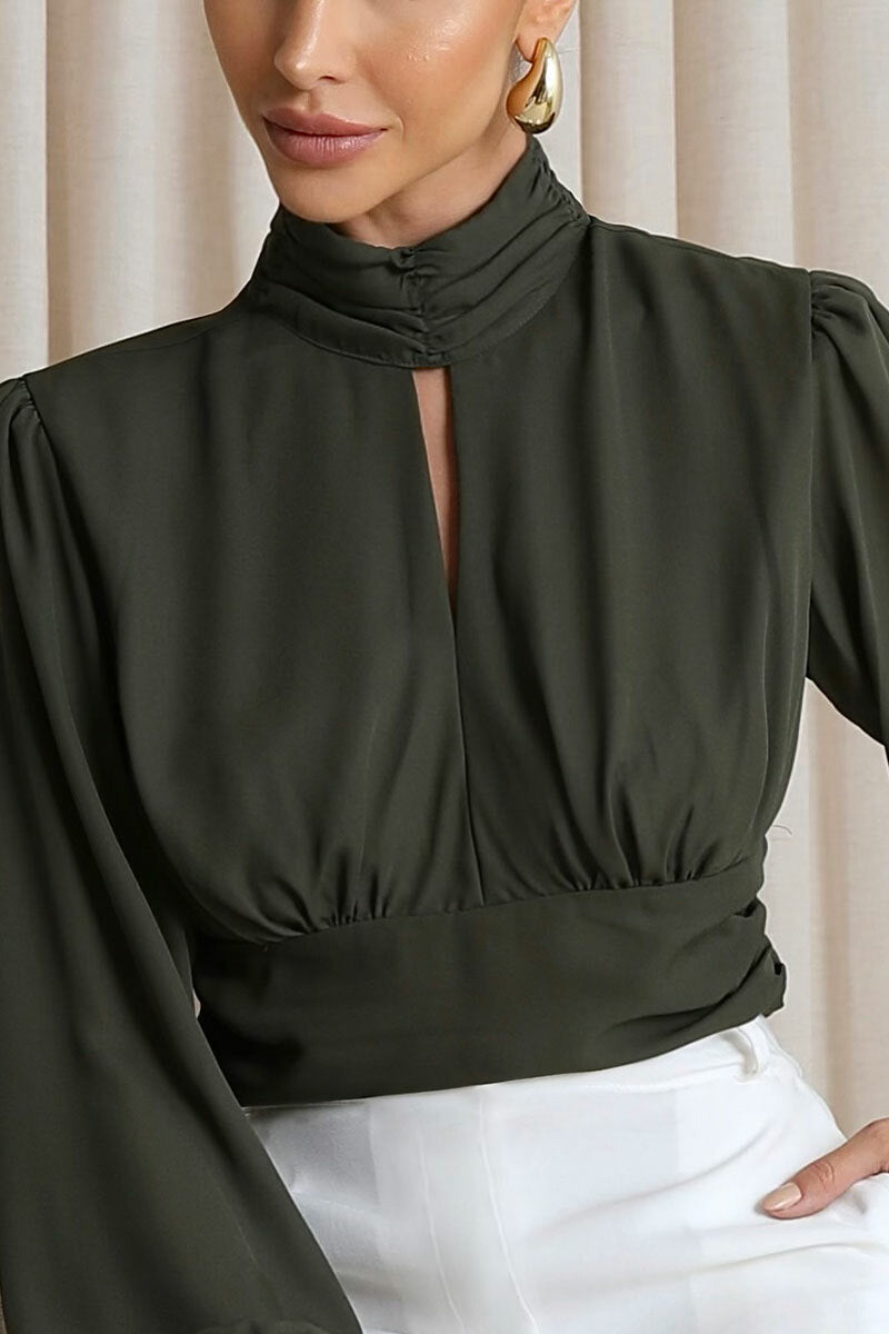 Blusa Siena Cropped - Verde Musgo