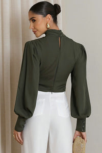 Blusa Siena Cropped - Verde Musgo