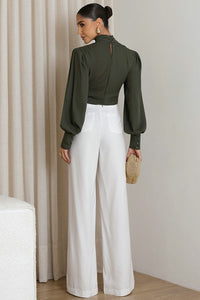 Blusa Siena Cropped - Verde Musgo