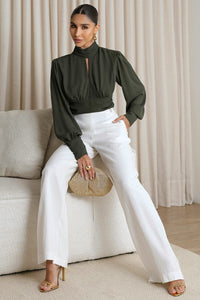 Blusa Siena Cropped - Verde Musgo