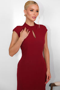 Vestido Helena Longo - Vinho