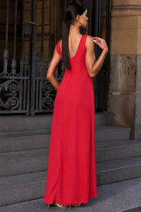 Vestido Manuela Longo Degage - Vermelho