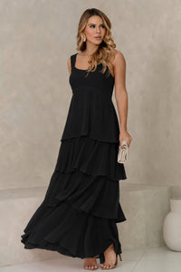 Vestido Valencia Longo - Preto