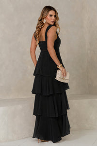 Vestido Valencia Longo - Preto