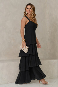 Vestido Valencia Longo - Preto