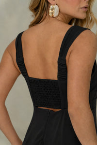 Vestido Valencia Longo - Preto