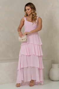 Vestido Valencia Longo - Rosa