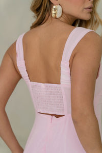 Vestido Valencia Longo - Rosa