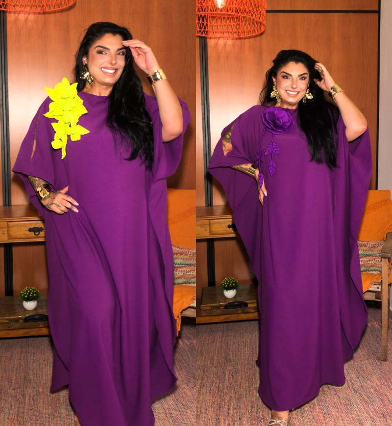 Kaftan Grape - Roxa